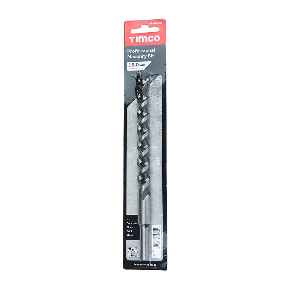 Professional Masonry Bit - 16.0 x 200