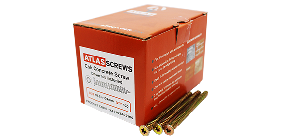 Atlas Concrete Screw - Masonry Frame Screws