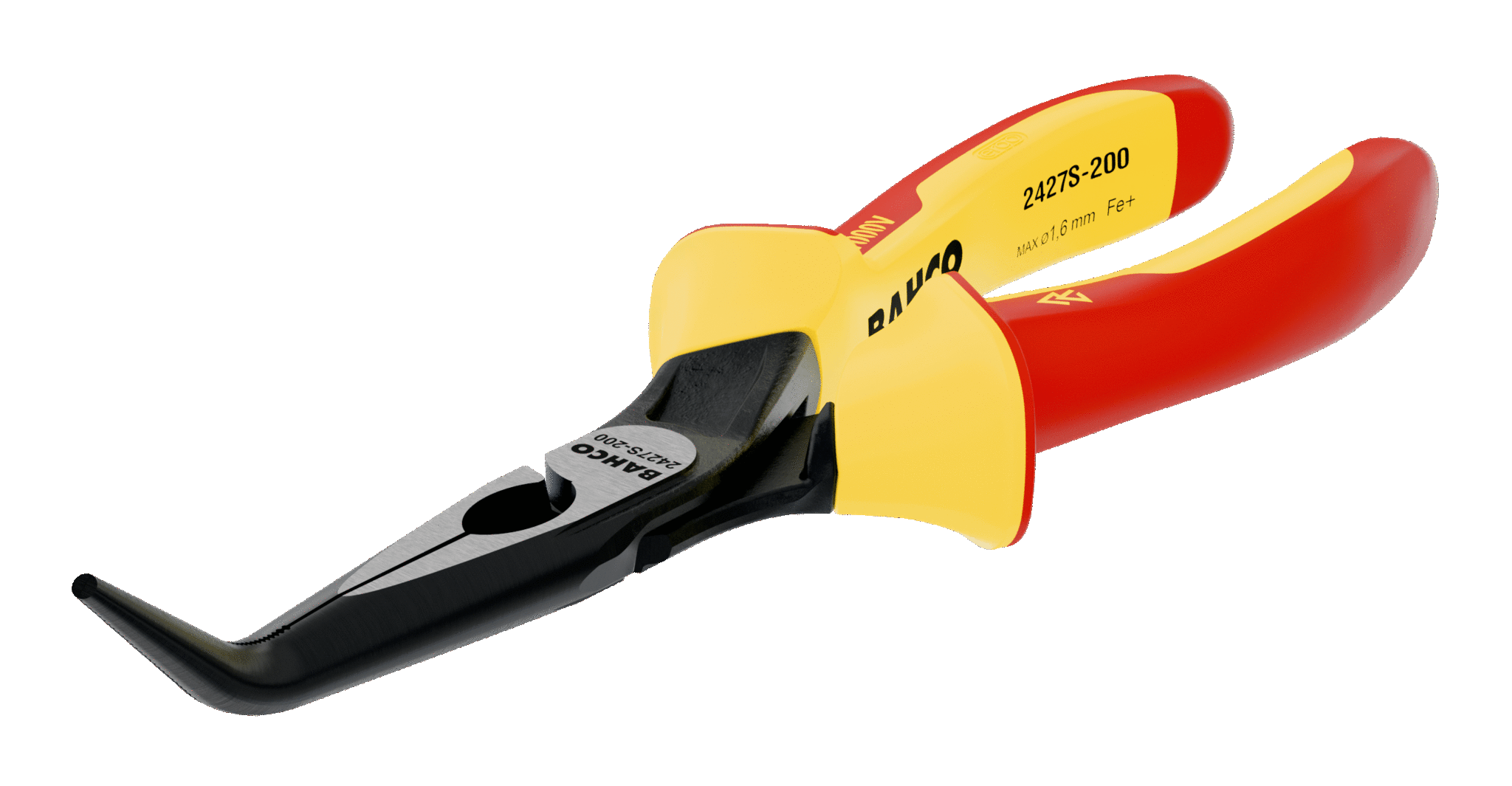 Bahco 2427S ERGO™ Insulated Bent Nose Pliers 160mm (6.1/4in)
