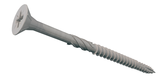 Samac PE430CS 4x30mm Perf Exterior Csk Silver Screw (200)