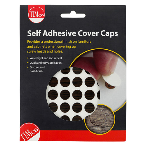 Adhesive Caps African Hardwood