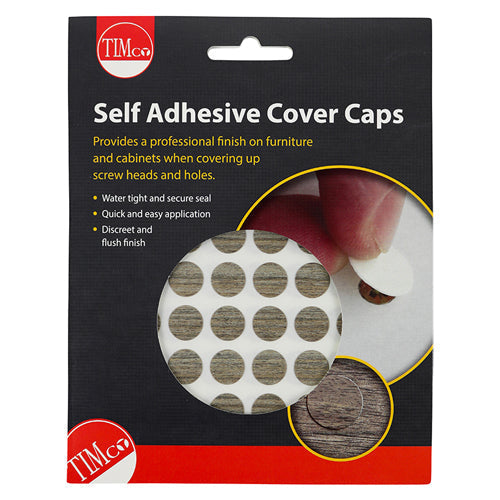 Adhesive Caps Driftwood