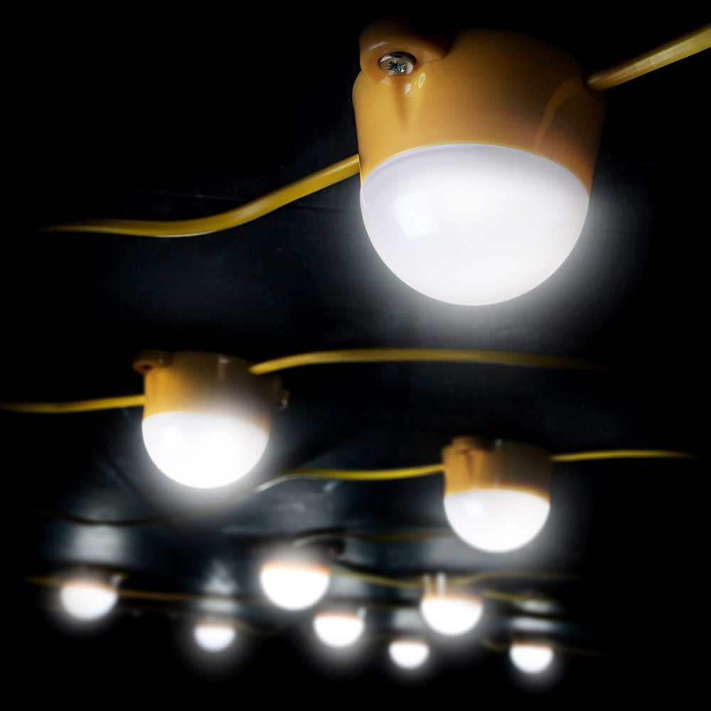 Defender 22m LED Encapsulated Festoon String Lights 50W