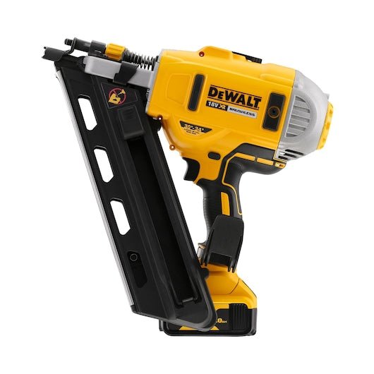 Dewalt DCN692P2 Cordless XR 2-Speed First Fix Nailer 90mm 18V 2 x 5.0Ah Li-ion