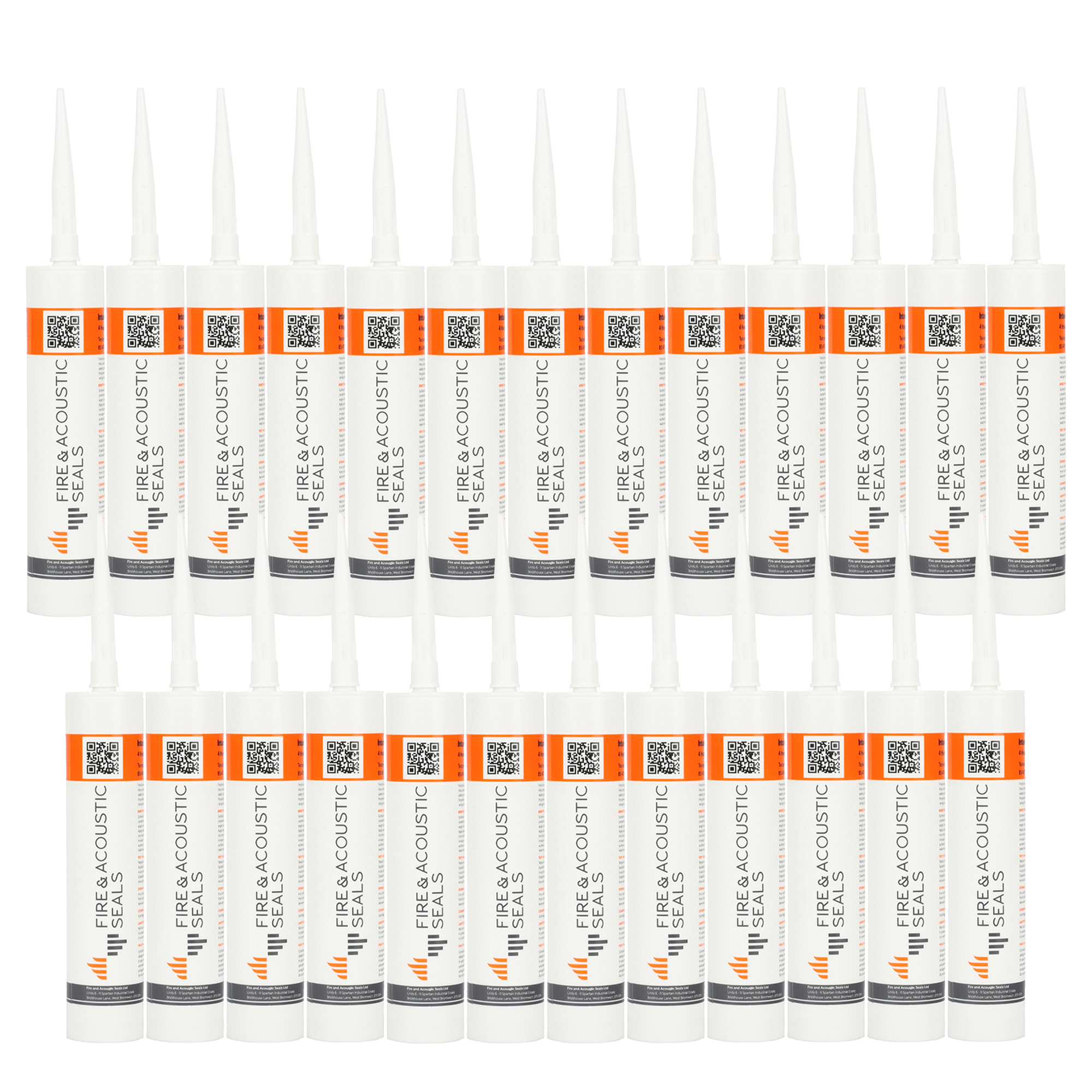 Fire Rated Intumescent & Acoustic Acrylic Sealant - White - Box 25