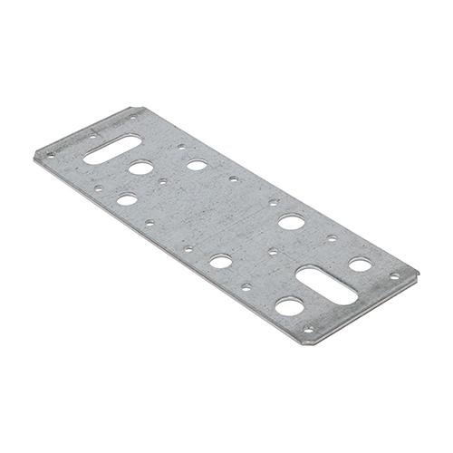 Flat Connector Plates - Galvanised - Pack 5