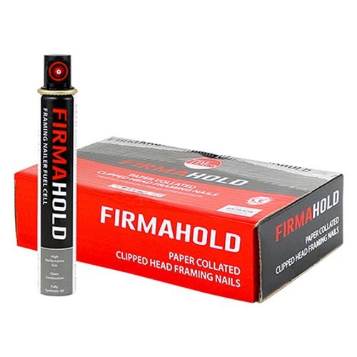 Firmahold Clipped Head Collated Nails & Fuel Cells - Retail Pack - Ring Shank - A2 Stainless Steel