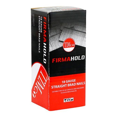 FirmaHold Collated Brad Nails - 18 Gauge - Straight - Galvanised