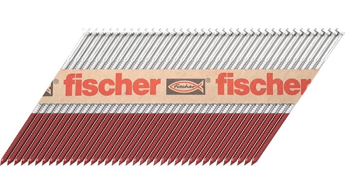 Fischer Collated Nails Ring Shank FF NP - Galvanised - No Fuel Cell