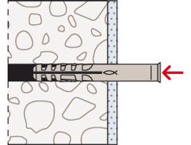 Fischer S 14 ROE Scaffold Plug - Concrete & Solid Brick