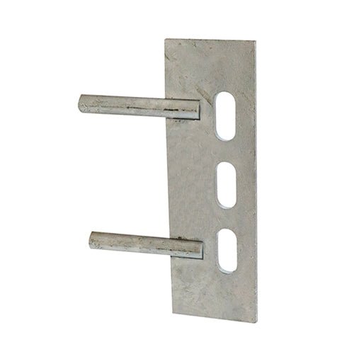 Gravel Board Clip - Twin Pin - Galvanised - Box 25
