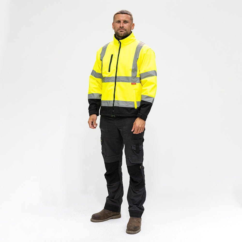 Hi-Visibility Softshell Jacket - Hi Vis - Yellow