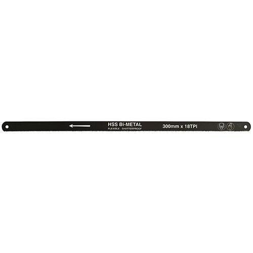 Metal Hacksaw Blades - HSS Bi-Metal- 18 300mm/18TPI - Pack 5
