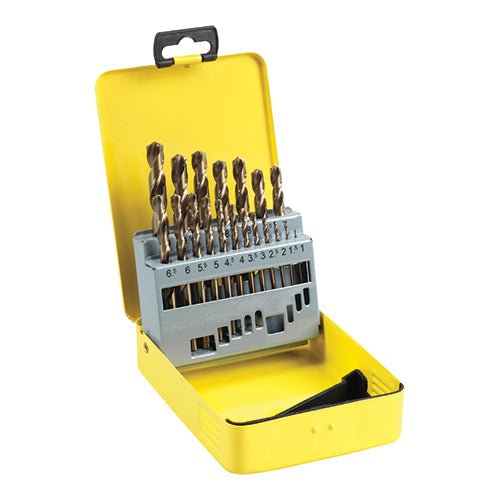 Ground Jobber Drills Set - Cobalt M35 - 19pcs