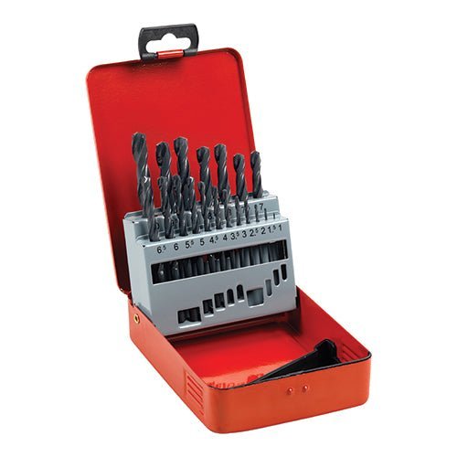 Roll Forged Jobber Drills Set - HSS - 19pcs