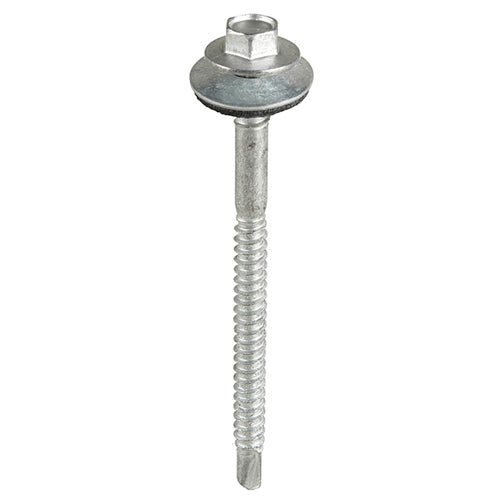 Metal Construction Composite Panel Screws - Hex - EPDM Washer - Self-Drilling - Exterior - Silver Organic