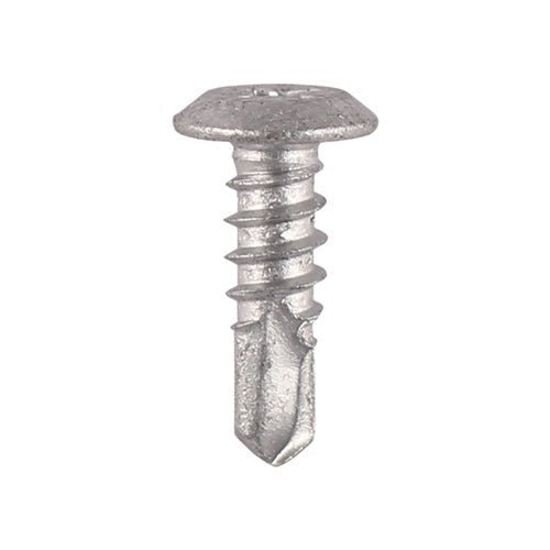 Metal Construction Sheet & Framing Screws - PH - Low Profile Pan - Exterior - Silver Organic - Box 500