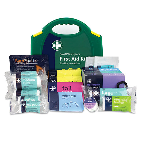 Workplace First Aid Kit - British Standard Compliant - Small