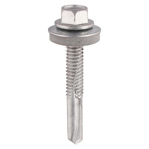 Metal Construction Heavy Section Screws - Hex - EPDM Washer - Self-Drilling - Exterior - Bi-Metal