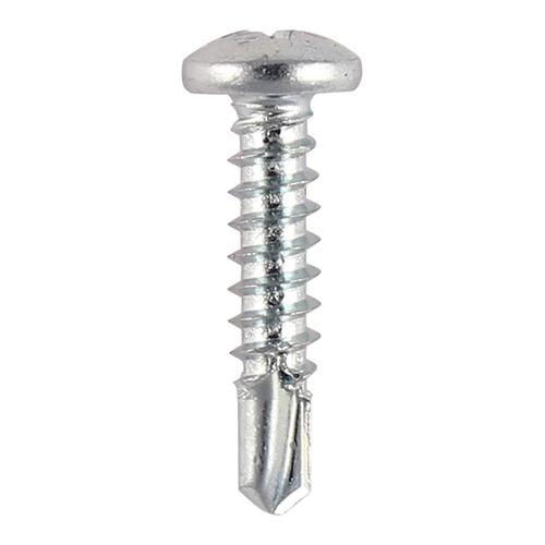 Metal Construction Sheet & Stud Screws - PH - Pan - Self-Drilling - Zinc