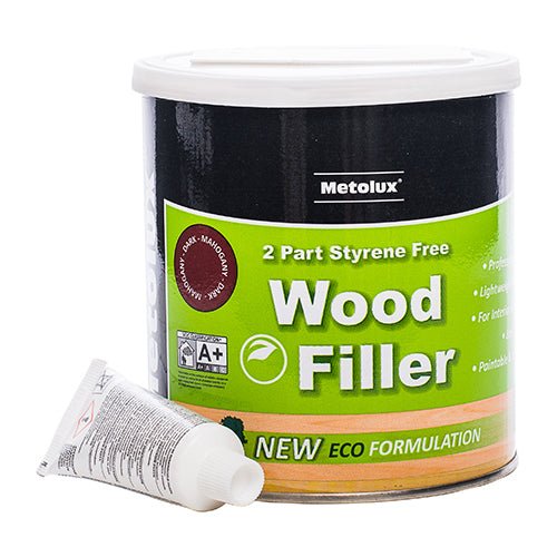 Metolux 2 Part Styrene Free Wood Filler - Redwood