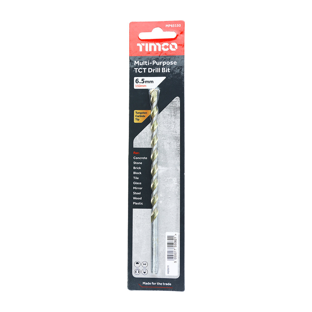 TCT Multi-Purpose Drill Bit - 6.5 x 150