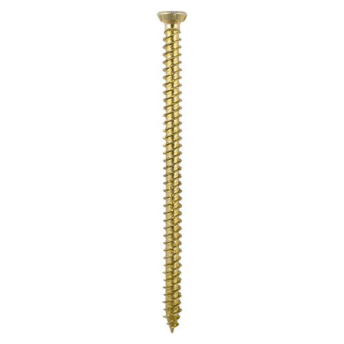 Multi-Fix Concrete Screws - TX - Flat Countersunk - Yellow - Box 100