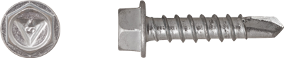 Rawlplug OC Hex Bi-Metal Self-Drill Screws For Metal - A2 Stainless Steel - Up to 6mm Steel