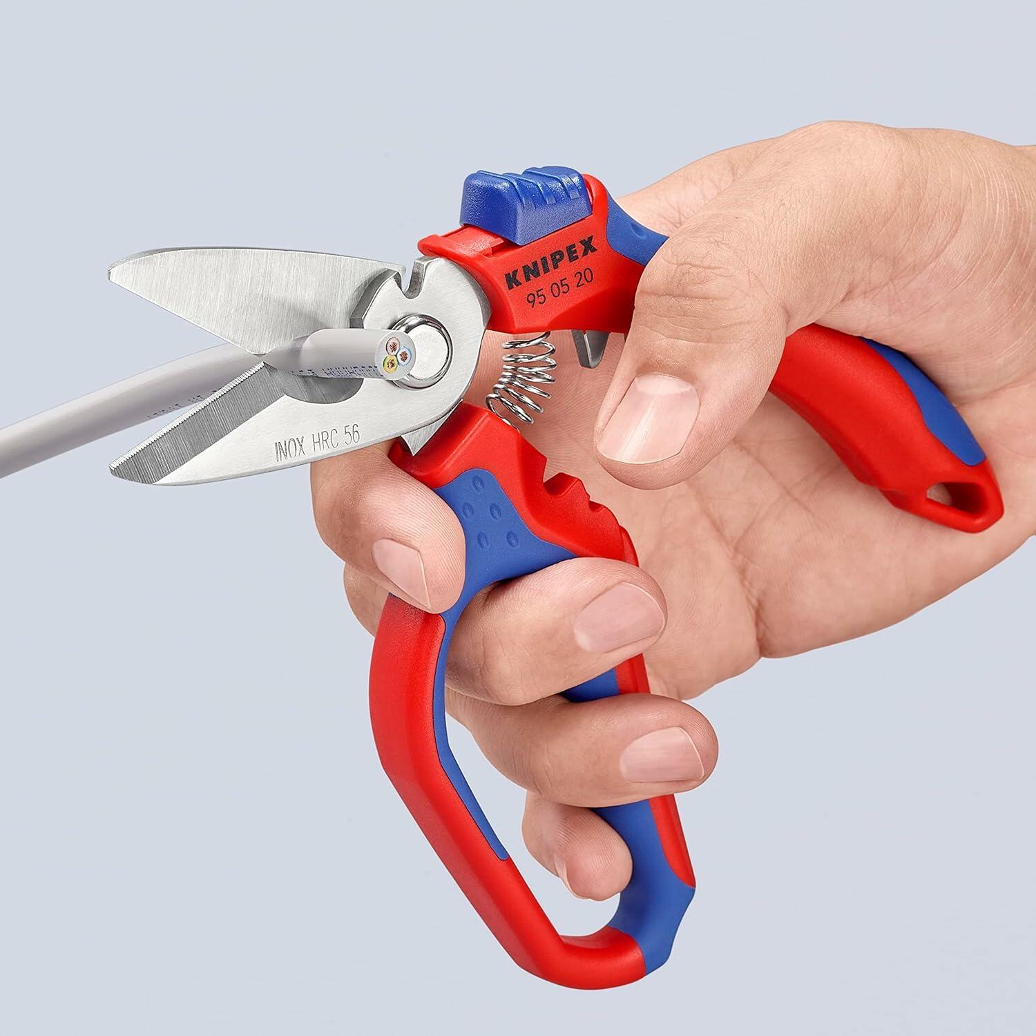 Knipex 950520SB Angled Electricians Shears