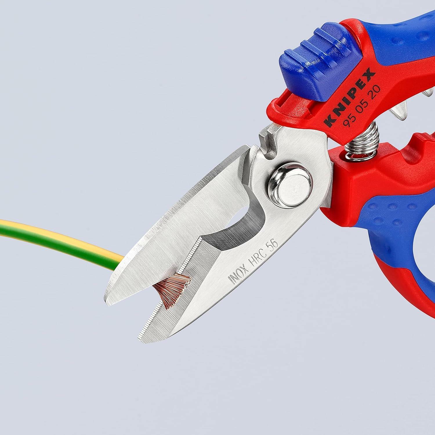 Knipex 950520SB Angled Electricians Shears