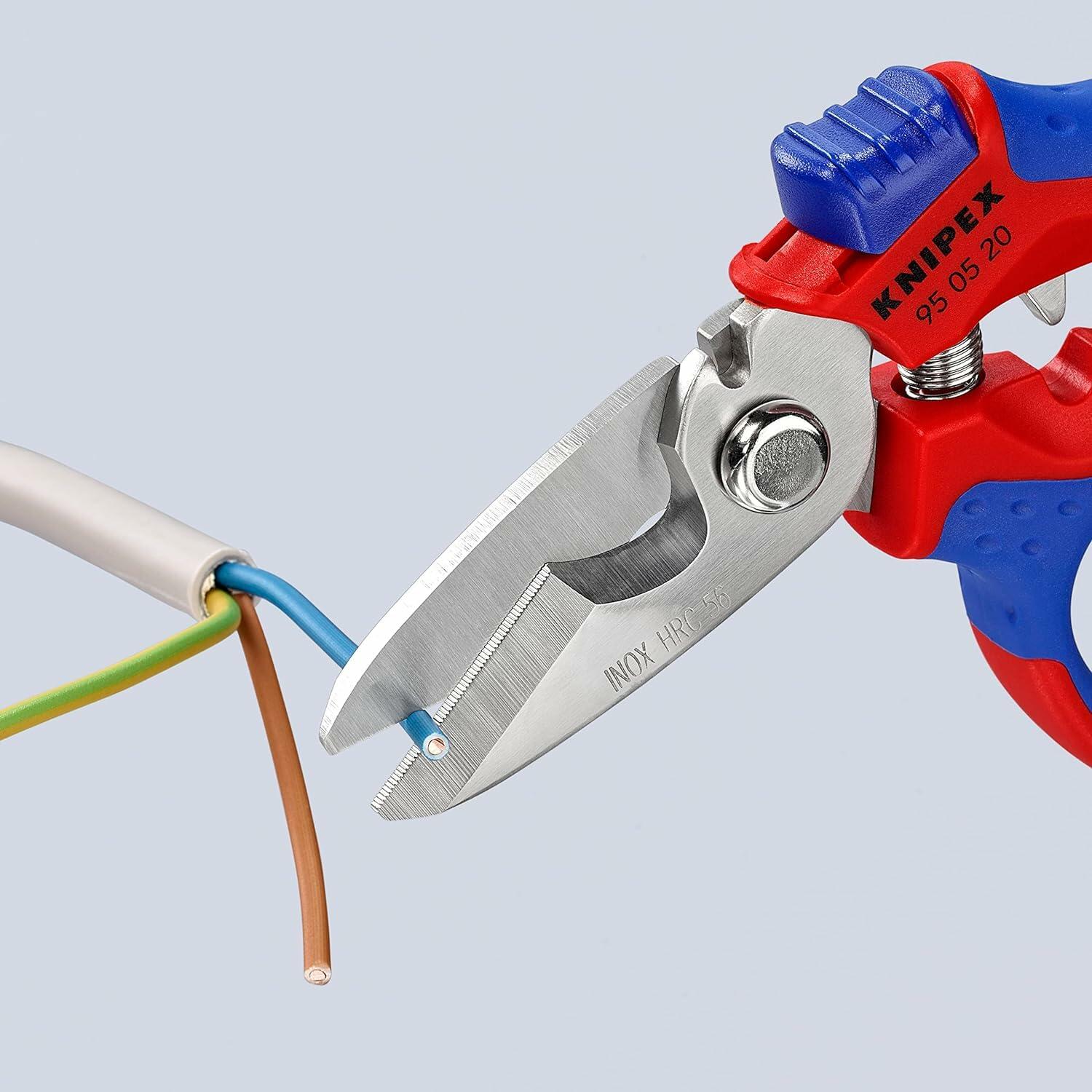 Knipex 950520SB Angled Electricians Shears
