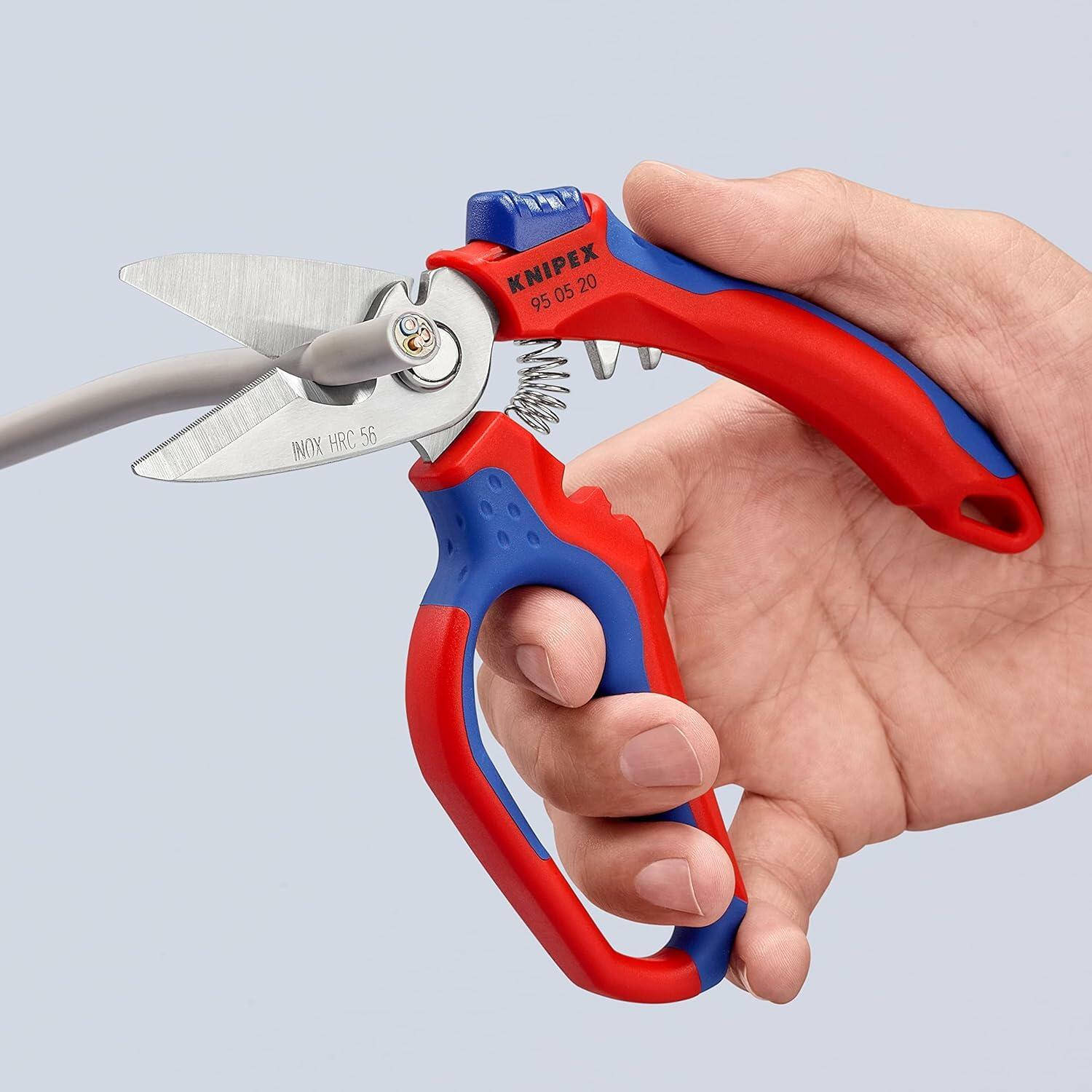 Knipex 950520SB Angled Electricians Shears