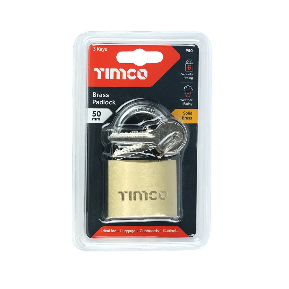 Brass Padlock - 50mm