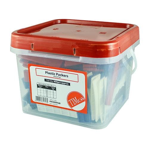 Assorted Flat Packers 28mm - Tub 400