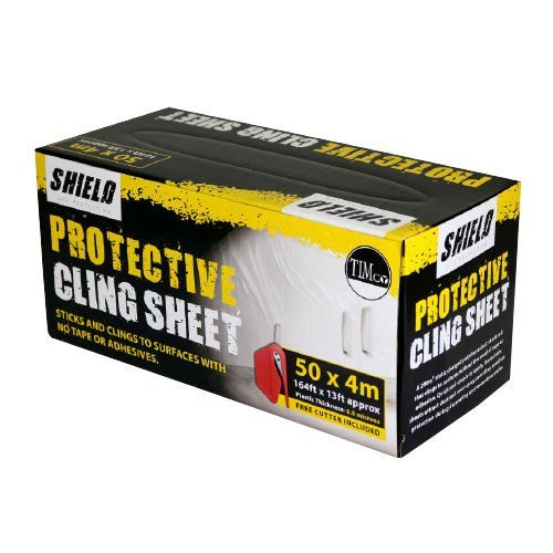 Shield Protective Cling Sheet - 50 x 4m