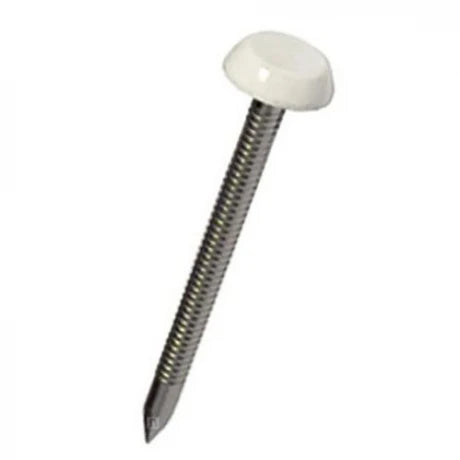 Samac OBP30W 30mm Plastic Headed Pins (White)