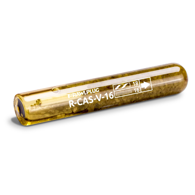 Rawlplug R-Cas-V Spin-In Vinylester Resin Glass Capsules M30 (Box of 4)
