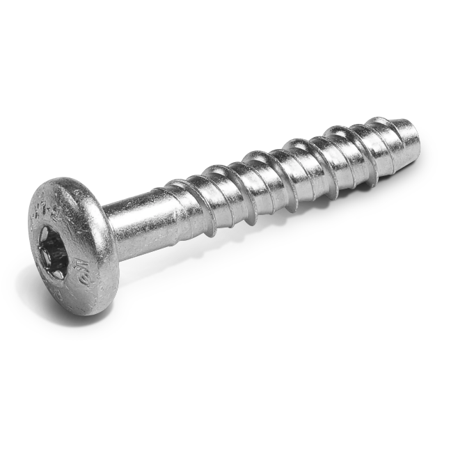 Rawlplug R-Lx Concrete Screw Anchor M6 7,5X40 Mm, Pan-Head, Zinc Plated (Box of 100)