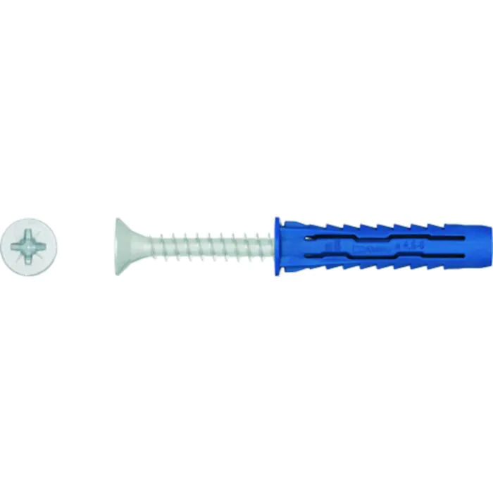 Rawlplug '4All' High Performance Nylon Wallplug 10Mm X 50Mm With Screws