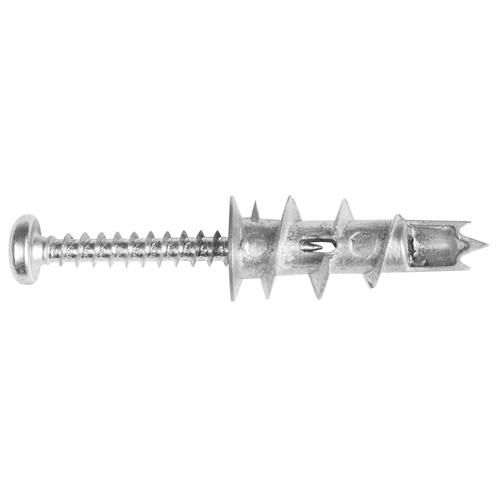 Rawlplug 'Dra02' Metal Self Drill Plasterboard Fixing With Screws (Pk Of 12)