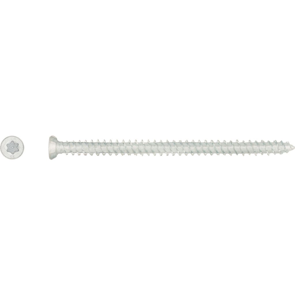 Rawlplug 'Who' Window And Door Frame Fixing Screw With Countersunk Head 7.5 X 132Mm (Bag Of 10)