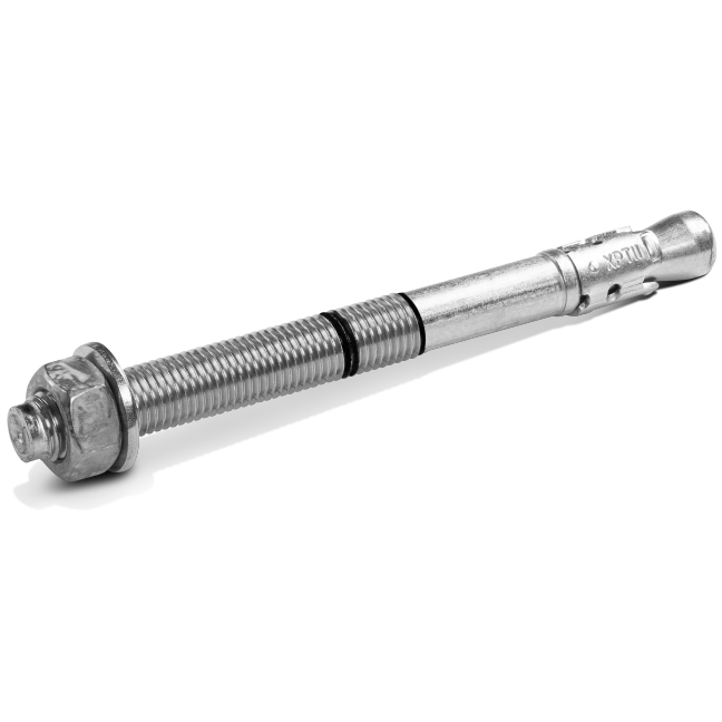 Rawlplug R-Xptiia4 Throughbolt M12X180 Mm, A4 Stainless Steel, Option 7 (Box of 50)