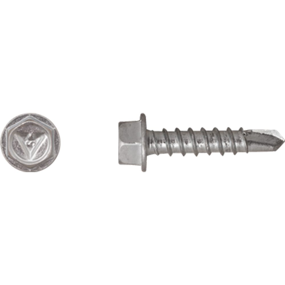 Rawlplug OC Hex Bi-Metal Self-Drill Screws For Metal - A2 Stainless Steel - Up to 6mm Steel