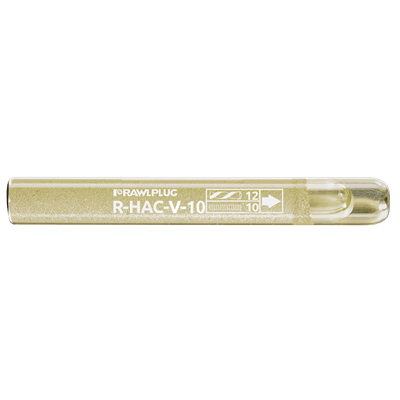 Rawlplug - R-HAC-V HAMMER-IN - Vinylester Resin Glass Capsules - Box