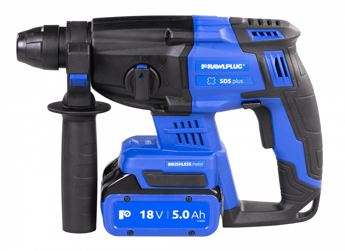 Rawlplug R-PRH18-XL2-UK Cordless RawlHammer 18V SDS plus, set