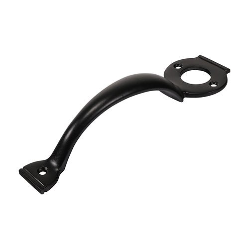 Escutcheon Handle - Black - To Suit Throw Locks