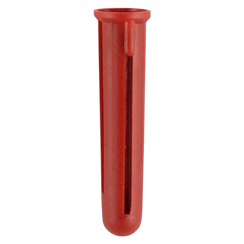 Red Plastic Plug - 30mm - Pack 450