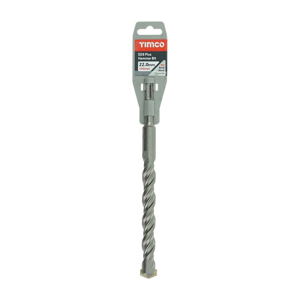 SDS Plus Hammer Bit - 22.0 x 260
