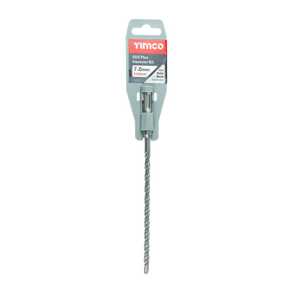 SDS Plus Hammer Bit - 7.0 x 210