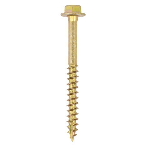 Solo Advanced Coach Screws - Hex Flange - Yellow